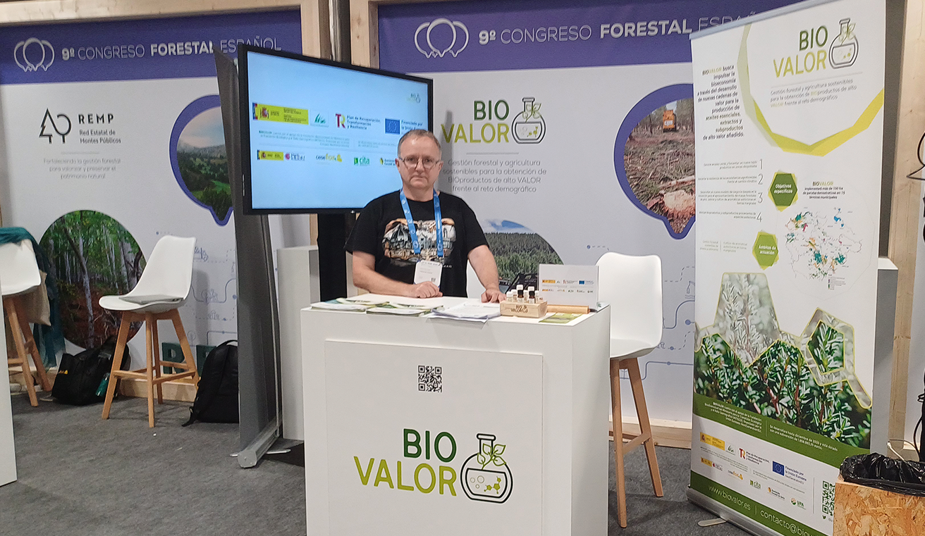 Biovalor en el 9º congreso forestal español