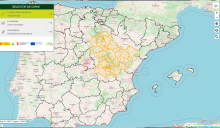 Visor cartográfico desarrollado en el proyecto Biovalor