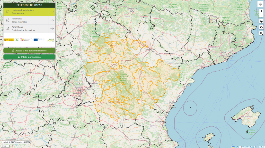 BIOVALOR desarrolla una plataforma web para análisis y monitorización de los aprovechamientos de plantas aromáticas