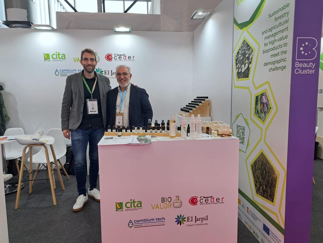 Participación de CEDER y CITA en feria in-cosmetics de Amsterdam